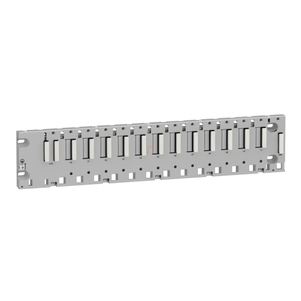 X80 hátlap, M340/M580 PLC-hez, 12 I/O kártyahely BMXXBP1200 Schneider