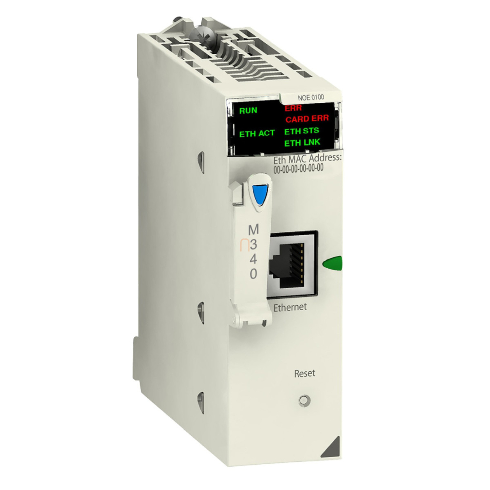 X80 kommunikációs modul, M340, Ethernet IP / Modbus TCP/IP BMXNOE0100 Schneider