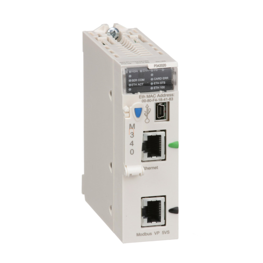 Modicon M340 processzor, L2, Modbus, Modbus TCP/IP / Ethernet IP BMXP342020 Schneider