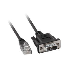 Schneider Electric Modicon M238 - TCSMCN3M4F3C2 - Kábel, soros, RS232 RJ45 / SUB-D9 anya, crossover, nyomtatóhoz