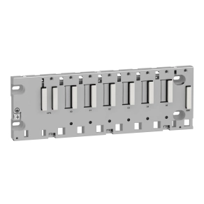 Schneider Electric Modicon X80 - BMXXBP0600H - hátlap, M340/M580 PLC-hez, 6 I/O kártyahely, megerősített