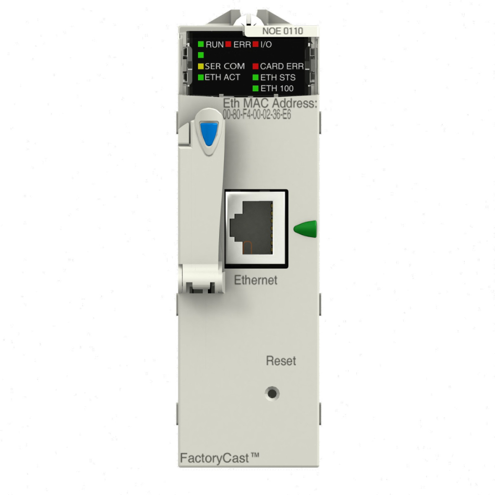 BMXNOE0110H X80 kommunikációs modul, M340, FactoryCast Ethernet, megerősített Schneider