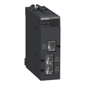   Schneider Electric Modicon M340 - BMXNOM0200 -kommunikációs modul, 2x RS232/RS485