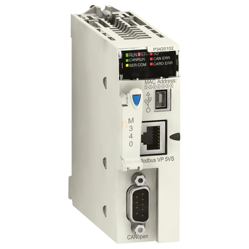 Modicon M340 processzor, L2, Modbus, CANopen BMXP3420102 Schneider
