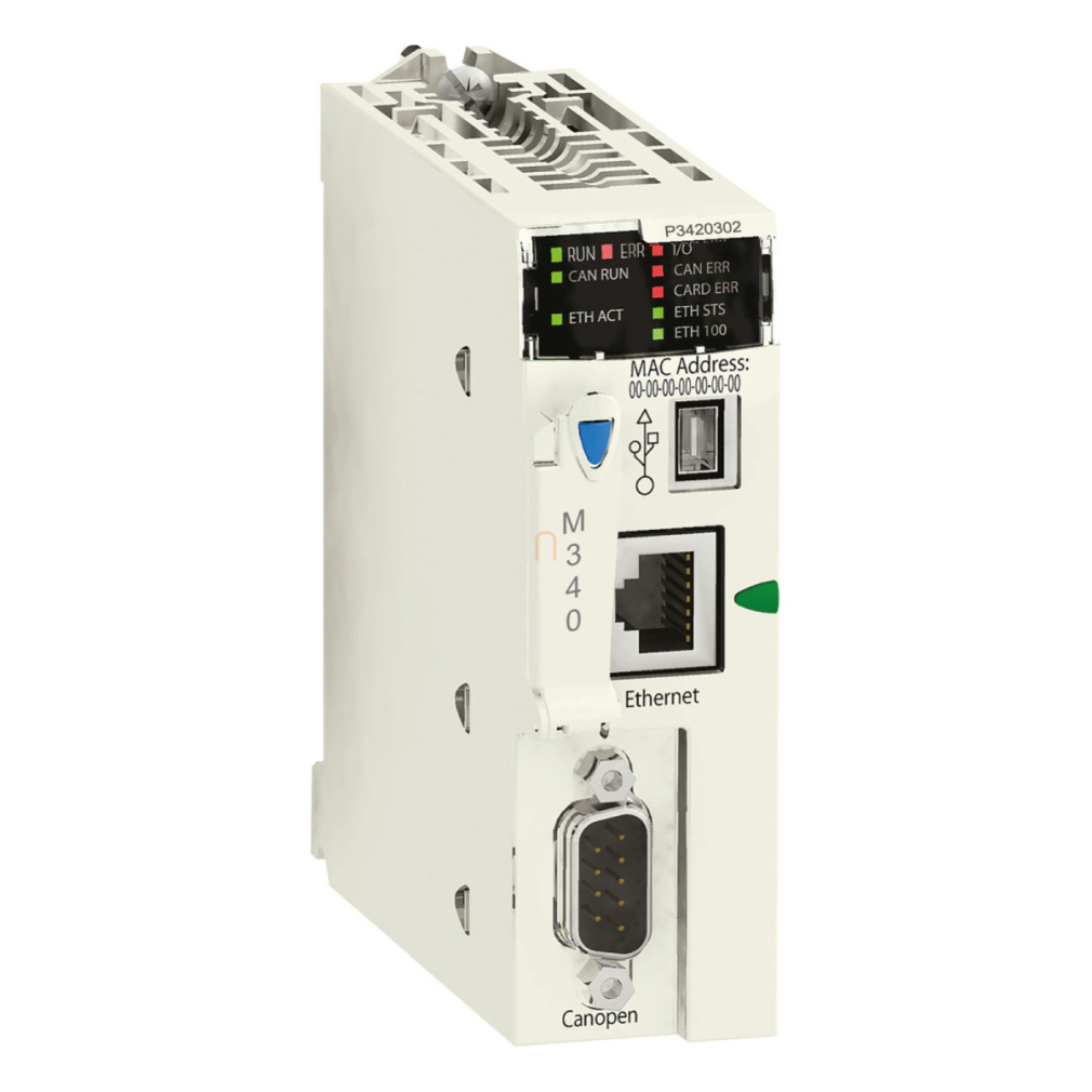 Modicon M340 processzor, L2, CANopen, Modbus TCP/IP / Ethernet IP BMXP3420302 Schneider