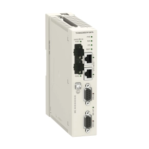Schneider Electric Modicon X80 – Modbus Plus proxy modul Ethernet Modbus TCP és Modbus Plus között, konformal bevonattal, 1 Mbit/s átviteli sebesség; TCSEGDB23F24FK