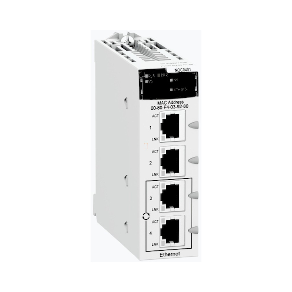 X80 kommunikációs modul, M340, Ethernet IP / Modbus TCP/IP BMXNOC0401 Schneider