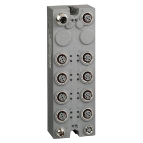Schneider Electric Modicon TM7 - TM7BDI16A - IP67 I/O modul, 16 digitális bemenet, 8xM12