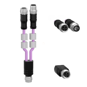   Schneider Electric Modicon TM7 - TM7ACYCJ - kiegészítő, CAN busz Y kábel, 2+1 x M12