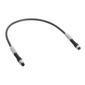 Schneider Electric Modicon TM7 - TCSXCNDMDF5V - kiegészítő, teljesítmény kábel, Daisy Chain, egyenes, M8-4p, papa - mama, 5m