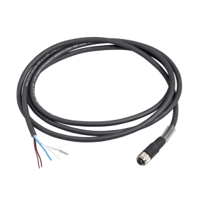 Schneider Electric Modicon TM7 - TCSCCN2FNX25SA - kiegészítő, CANopen kábel, pipa, M12-B, mama - szabad vezeték, 25m