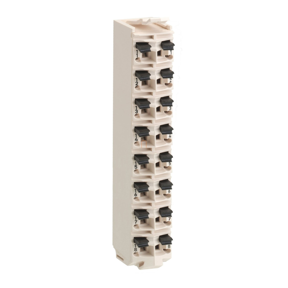 Modicon TM5 I/O bővítő, sorkapocs blokk, 16 érintkezős, 24 VDC, fehér TM5ACTB16 Schneider