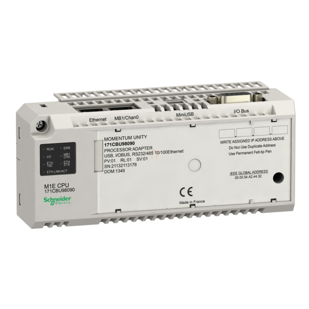 M1E RS232/485 USB IOBus ENet IOScanner 171CBU98090 Schneider