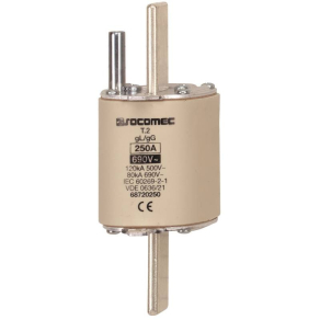   Biztosító betét FUS GG T2 160A ütőszeges 68720160 Socomec