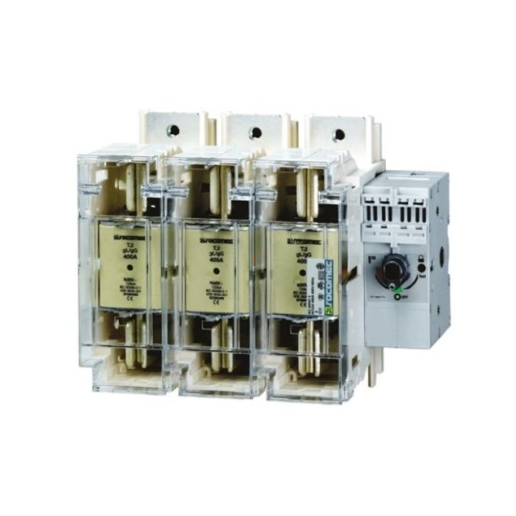 FUSERBLOC 3P  160A NH00 biztosítós terhelésszakaszoló hajtás nélkül Socomec 38313015