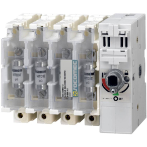   FUSERBLOC 4P  160A NH0 biztosítós terhelésszakaszoló hajtás nélkül Socomec 38316016