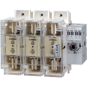  FUSERBLOC 3P  400A NH2 biztosítós terhelésszakaszoló hajtás nélkül Socomec 38313039