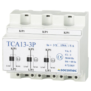   Áramváltó TCA13-3P 3x150/5 Class0,5 2,5VA 192T1915 Socomec