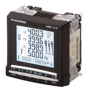   DIRIS A41 96 x 96mm multifunkciós táblaműszer 48250404 Socomec