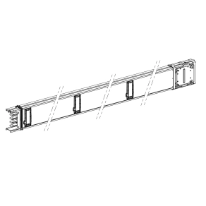 Schneider Electric Canalis KSA - KSA100ED4306 - Egyenes elem 100 A, 3 m