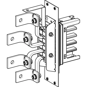 Schneider Electric Canalis KSA - KSA250AE4 - Szerelõgalléros betáplálóelem 100 - 250 A