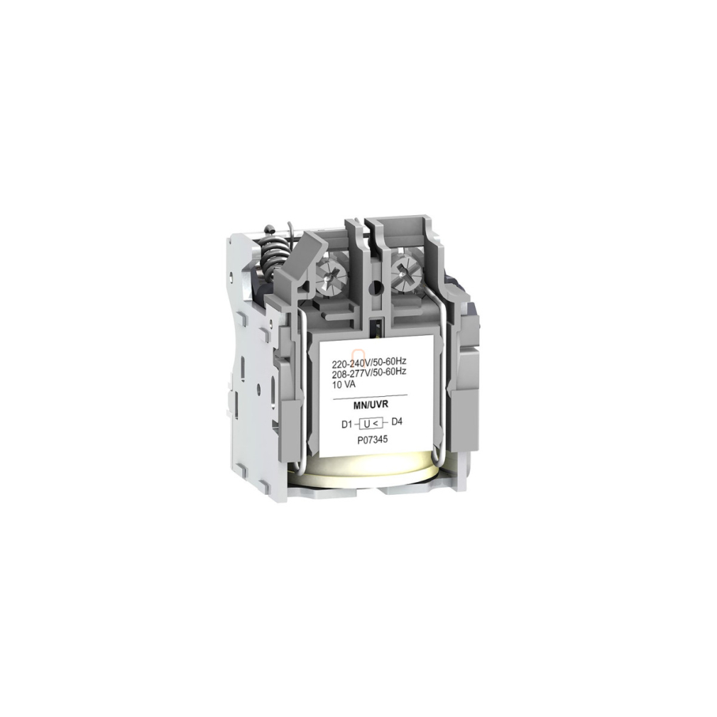 MN 110–130 V 50/60 Hz nullfeszültség kioldó NSX100–630 LV429406 Schneider
