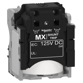 Schneider Electric ComPacT NSX (2021) - LV429393 - MX 125 V DC munkaáramú kioldó NSX100–630