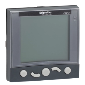   Schneider Electric ComPacT NSX (2021) - TRV00121 - FDM121 homloklapi kijelző (96x96mm) 1 db megszakítókhoz (NSX, NS>630, NT, NW)