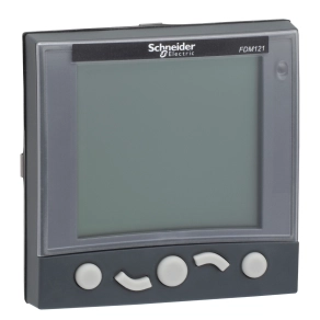 Schneider Electric ComPacT NSX (2021) - TRV00121 - FDM121 homloklapi kijelző (96x96mm) 1 db megszakítókhoz (NSX, NS>630, NT, NW)