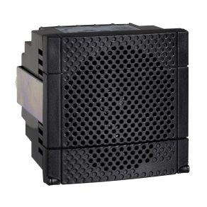 Schneider Electric Harmony XVS - XVS72BMBN - sziréna, ajtóra építhető 72x72, többszólamú, 4 csatornás, NPN, fekete, 12-24VAC/DC