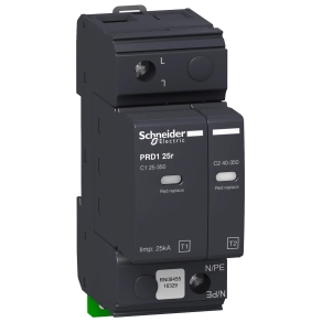 Schneider Electric Acti9 PRD1 - 16329 - túlfeszültség korlátozó, 25r, 1P