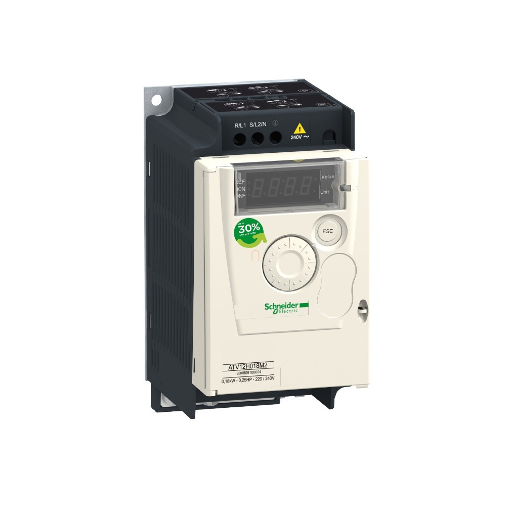 ATV12 frekvenciaváltó 370W/120V/1f. hűtőbordás ATV12H037F1 Schneider