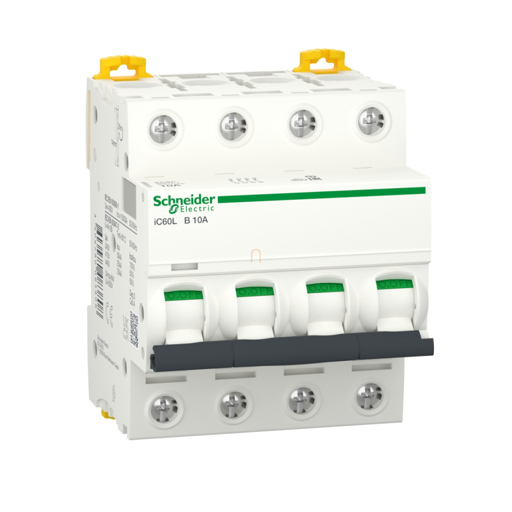 Kismegszakító 4B 10A 15kA monokonnekt iC60L ACTI9 A9F93410 Schneider