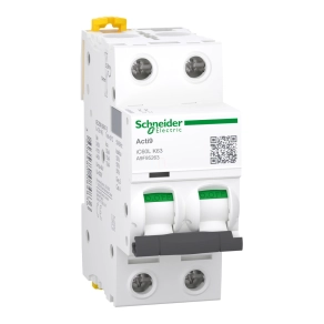   Schneider Electric Acti9 iC60L - A9F95263 - kismegszakító, 2P, K, 63A, monokonnekt