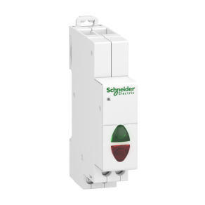   Schneider Electric Acti9 iIL - A9E18325 - jelzőlámpa, dupla, zöld - piros, 110 - 230VAC