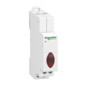   Schneider Electric Acti9 iIL - A9E18327 - jelzőlámpa, háromfázisú feszültségjelenlét jelző, piros, 230 - 400VAC