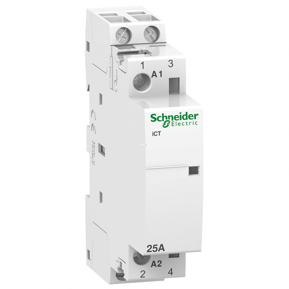 Schneider ACTI9 iCT25A kontaktor, 50Hz, 2NO, 230-240VAC (A9C20732)