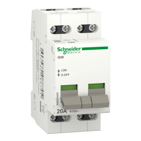 Schneider Electric Acti9 iSW - A9S60420 - kapcsoló, 4P, 20A, 415V