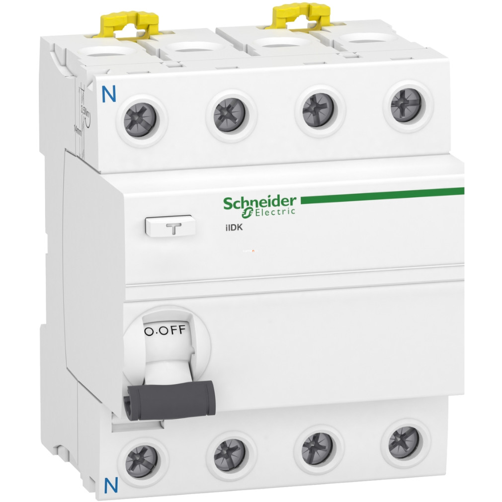Schneider áram-védőkapcsoló, AC osztály, 4P, 25A, 300mA (ACTI9 iID)