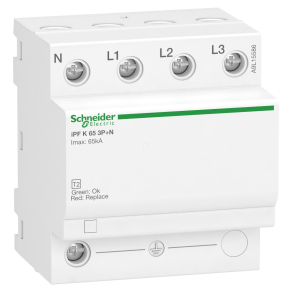  Schneider Electric Acti9 iPF K - A9L15586 - túlfeszültség - korlátozó, fixbet. 65kA, 3P-N, 340V