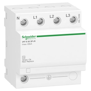 Schneider Electric Acti9 iPF K - A9L15586 - túlfeszültség - korlátozó, fixbet. 65kA, 3P-N, 340V