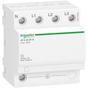   Schneider Electric Acti9 iPF K - A9L15693 - túlfeszültség - korlátozó, fixbet. 20kA, 3P-N, 340V