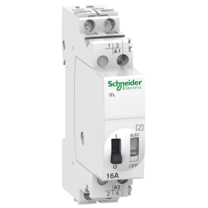 Schneider Electric Acti9 iTL - A9C30312 - 16A impulzusrelé, 2NO, 130VAC, 48VDC