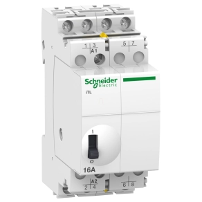   Schneider Electric Acti9 iTL - A9C30814 - 16A impulzusrelé, 2NO 1NO/NC 1N, 240VAC, 110VDC