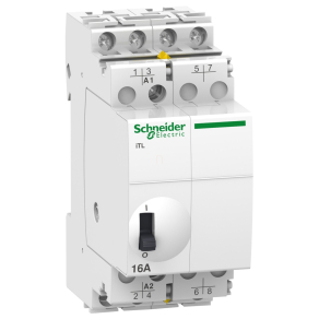   Schneider Electric Acti9 iTL - A9C30114 - 16A impulzusrelé, 4NO, 24VAC, 12VDC