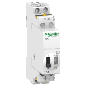 Schneider Electric Acti9 iETL A9C32816 iETL kiterjesztés, iTL és iTLI impulzusrelékhez, 2P, 16A, 240VAC, 110VDC