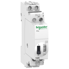   Schneider Electric Acti9 iTL - A9C32111 - impulzusrelé, távjelzési funkcióval, 1P, 16A, 24VAC, 12VDC