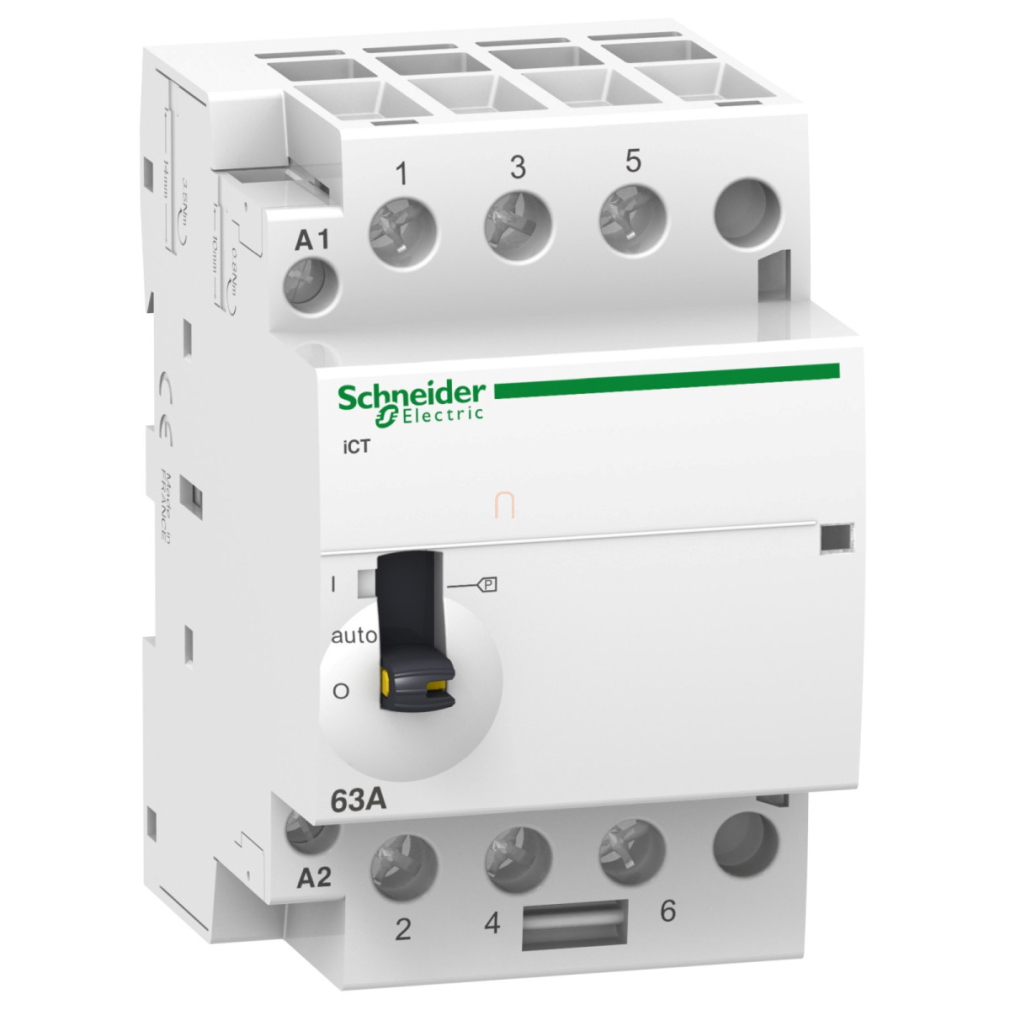 ACTI9 iCT40A kézi vezérlésű kontaktor, 50Hz, 3NO, 220-240VAC A9C21843 Schneider