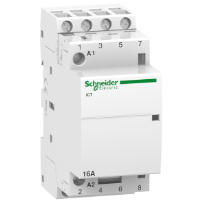   Schneider Electric Acti9 iCT16A - A9C22114 - kontaktor, 50Hz, 4NO, 24VAC