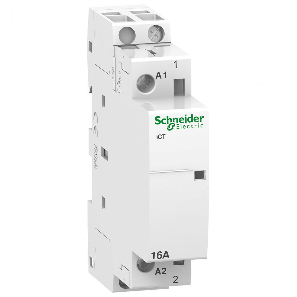 Schneider ACTI9 iCT16A kontaktor, 50Hz, 1NO, 220VAC A9C22511
